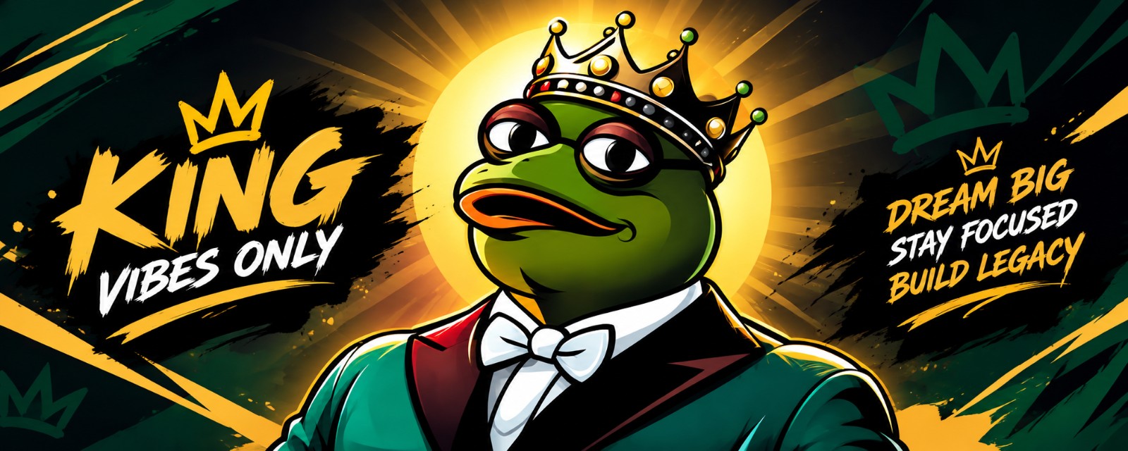 Pepe king banner