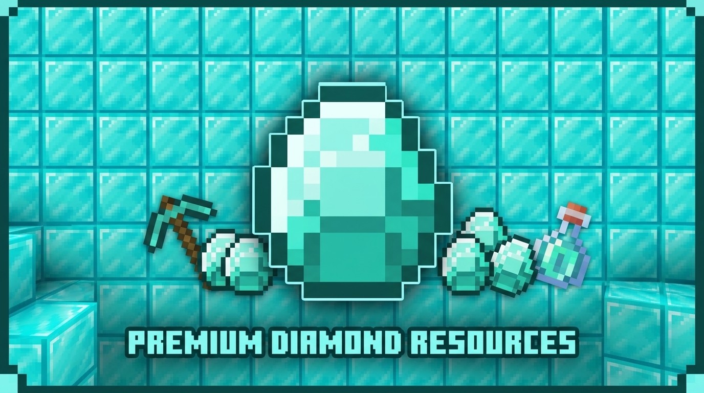 Minecraft Diamond banner