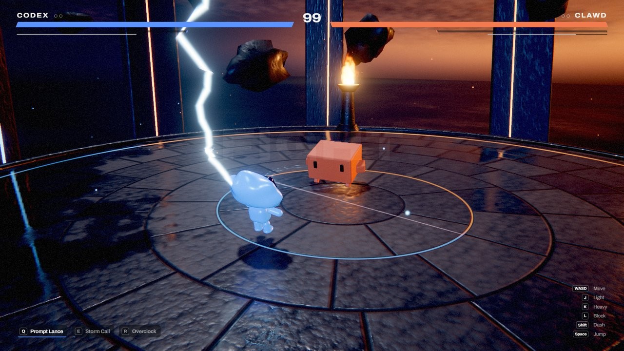 Codex calling down lightning.